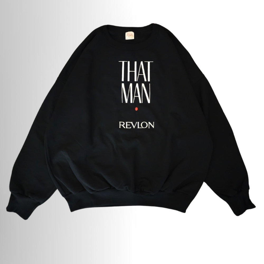 Vintage x 60-70s That Man Revlon Promo Crewneck Sweatshirt